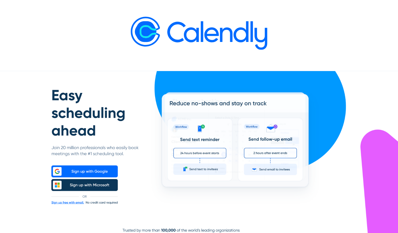 Calendly Website
