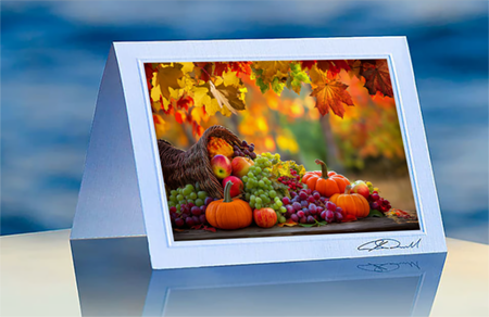 Lavish Cards Thanksgiving card