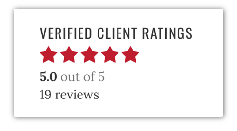 Verified client ratings and reviews