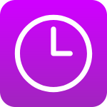 Purple Clock