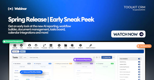 Toolkit CRM Spring Release | Early Sneak Peek