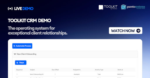 Toolkit CRM: Live Demo